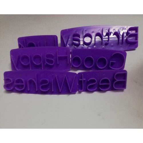 FONDANT MESSAGE PRESS SET FONDANT MESSAGE PRESS SET